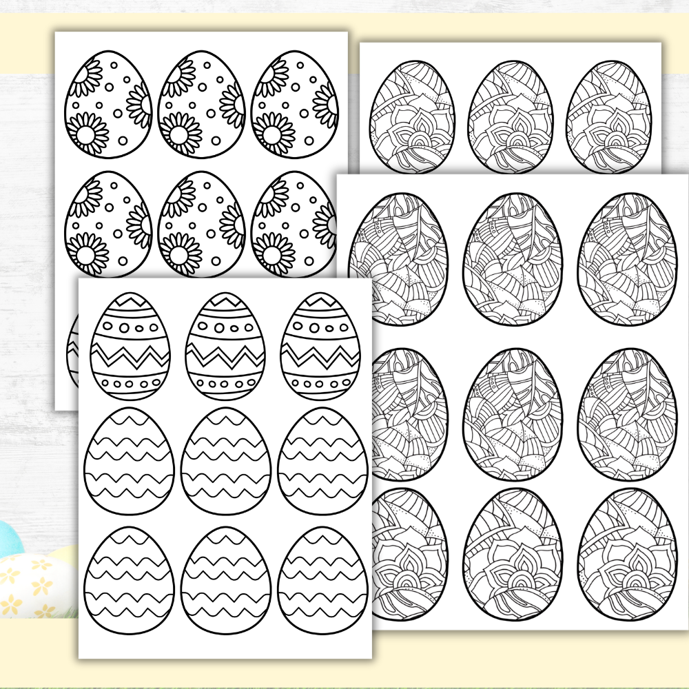 3D Paaseieren om op te hangen